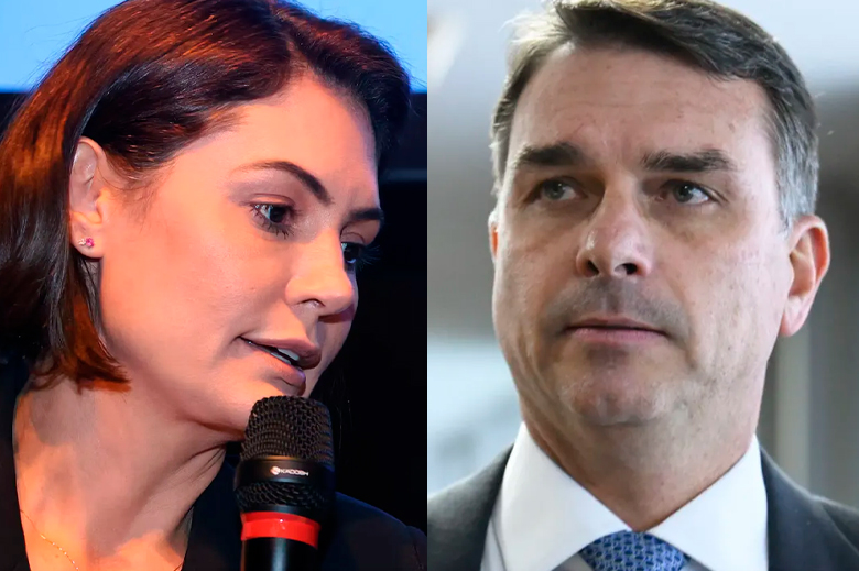 Michelle rompe com partido após atritos com Flávio e expõe racha na direita.