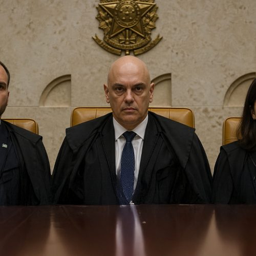 Condenação de Eduardo Bolsonaro no STF reacende polêmica sobre proximidade entre Moraes e Tabata.